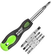 SUNHZMCKP 8 in 1 Screwdriver, Portable multi-purpose screwdriver set,High-Strength Bits, Phillips...