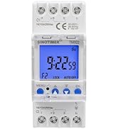 SINOTIMER TM922 2 Channels Big LCD Display Programmable Timer Time Clock Switch with Two Relays I...
