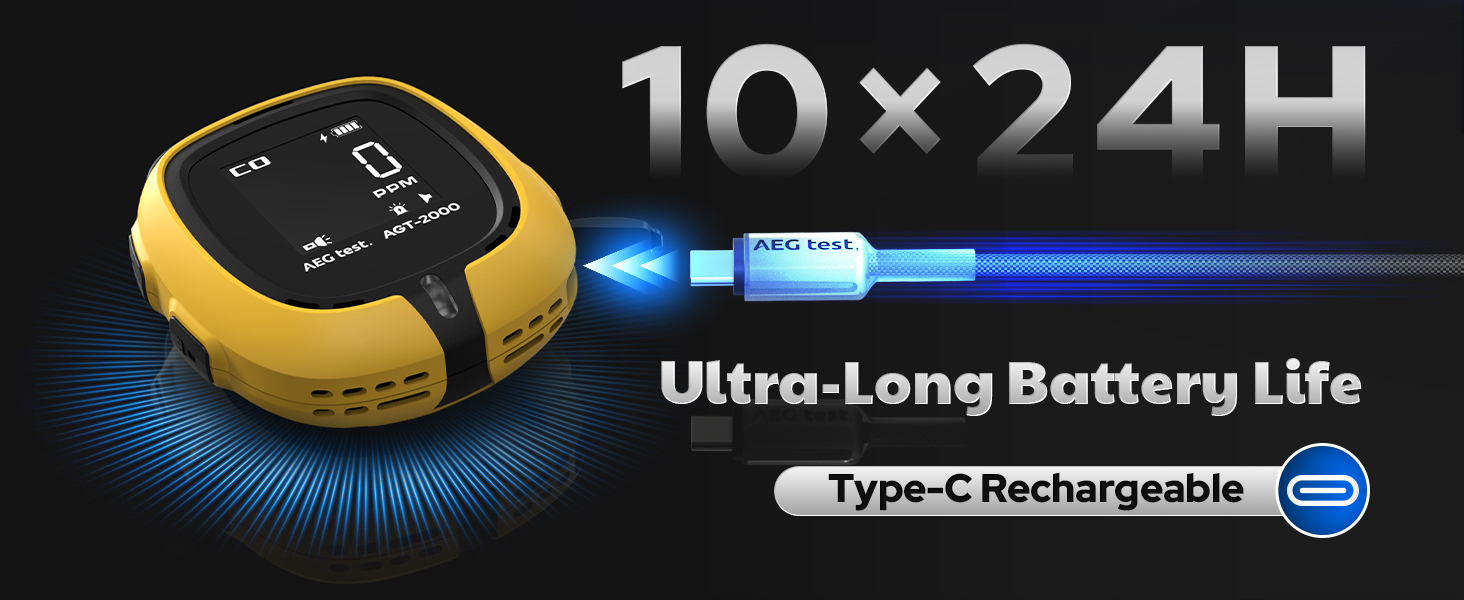 battery powered carbon monoxide detector