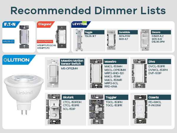 Dimmer list