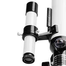 Close-up of Finderscope on telescope