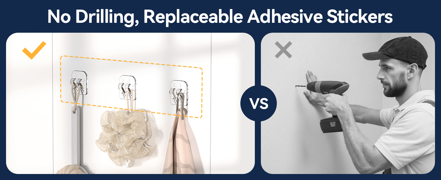 shower caddy adhesive replacement