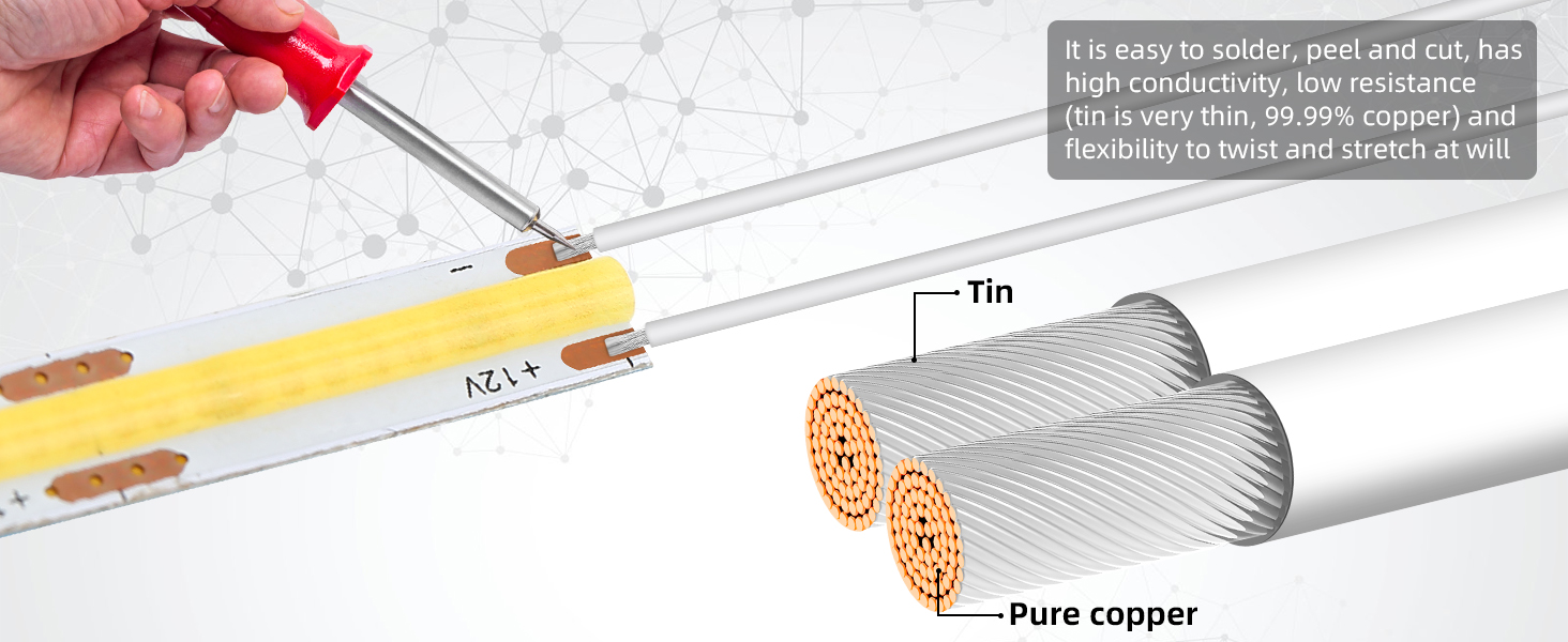 2pin led extension cable