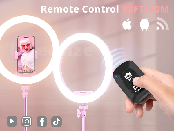 phone stand with light