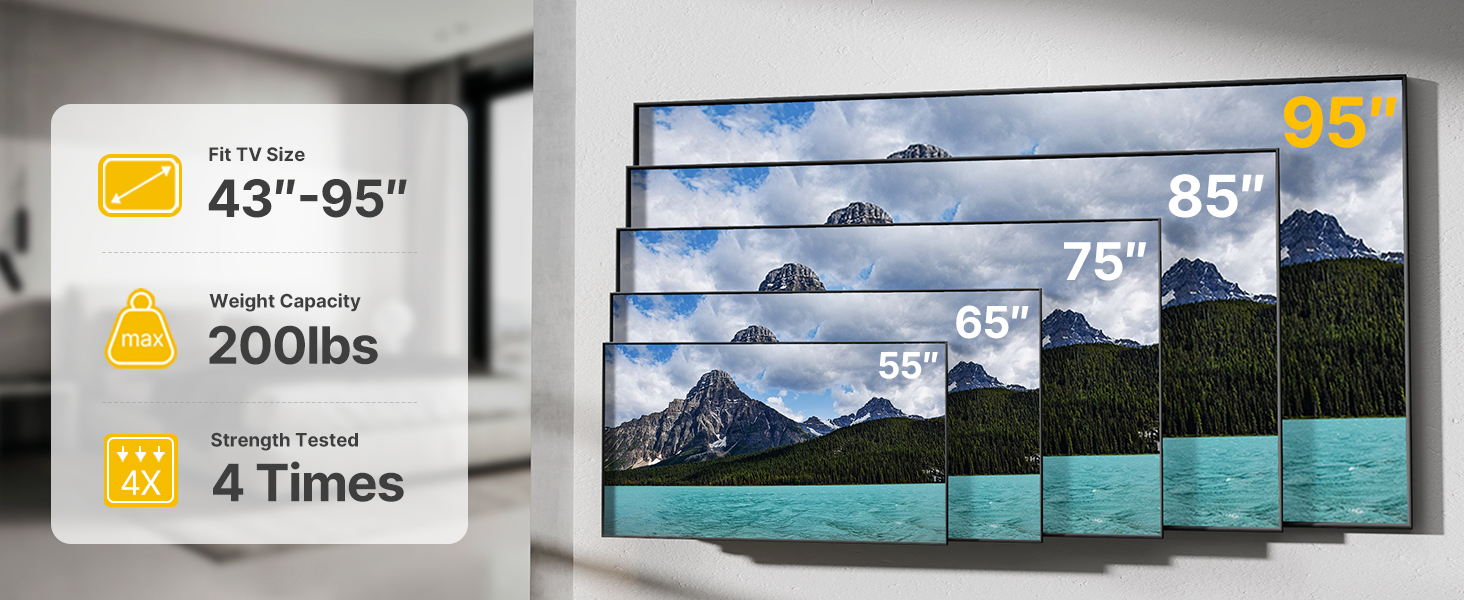 wall mount for 65 inch tv