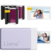 Liene Pearl N200 Pro Portable Photo Printer, Instant Mini Picture Printer for iPhone Smartphone, ...