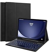 MoKo Keyboard Case for Galaxy Tab A9 Plus Case with Keyboard, Samsung Galaxy Tab A9+ Keyboard Cas...