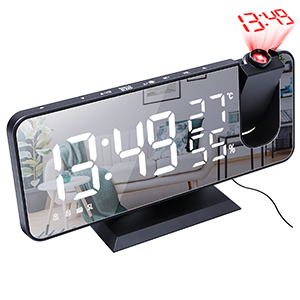 Projection alarm clock