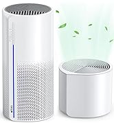 Afloia 2 in 1 Air Purifier with Humidifier, 3 Stage Filters for Home Allergies Pets Hair Smoker O...