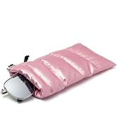 Face Shadow Super Soft Glasses Case with Cleaning Cloth Eyeglasses Pouch Drawstring Closure