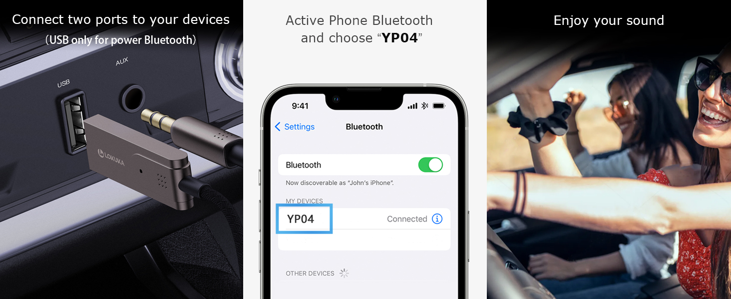 bluetooth adapter for car