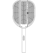 SHEEVAR Foldable Multifunctional Electric Mosquito Swatter