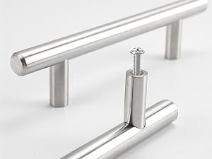 10 Pack 5" Cabinet Pulls Brushed Nickel Stainless Steel Drawer Pulls Cabinet Handles