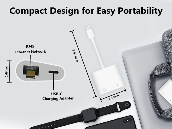 USB C to Ethernet adapter USB C to RJ45 Ethernet adapter iPad Ethernet adapter to USB C