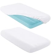 Entisn 2 Pcs Kids Air Mattress Fitted Sheets Only, 34.5x62x7 Inch Microfiber Toddler Inflatable M...