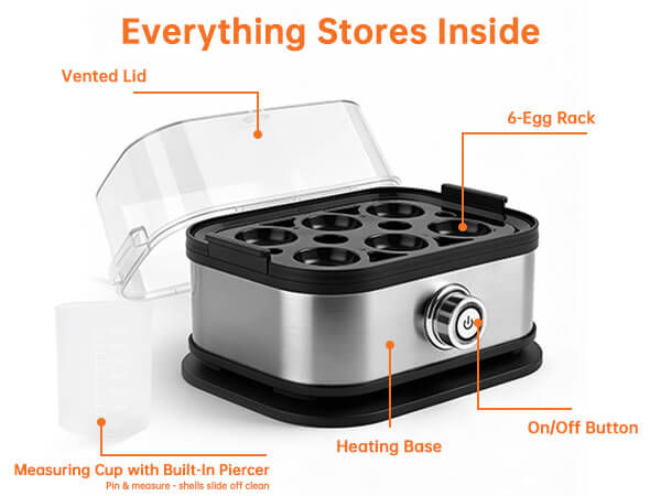 stainless steel egg cooker