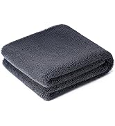 CADONO Large Microfiber Car Drying Towel, Ultra Absorbent Microfiber Cleaning Cloth for Cars, No ...