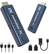 Wireless HDMI Transmitter and Receiver 328FT/100M,4K Decode 1080P@60Hz Wireless HDMI Extender,Plu...