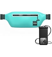 DRENCH 100% Waterproof Fanny Pack Teal – IPX8 Submersible Waterproof Phone Pouch Dry Bag Waist Pa...