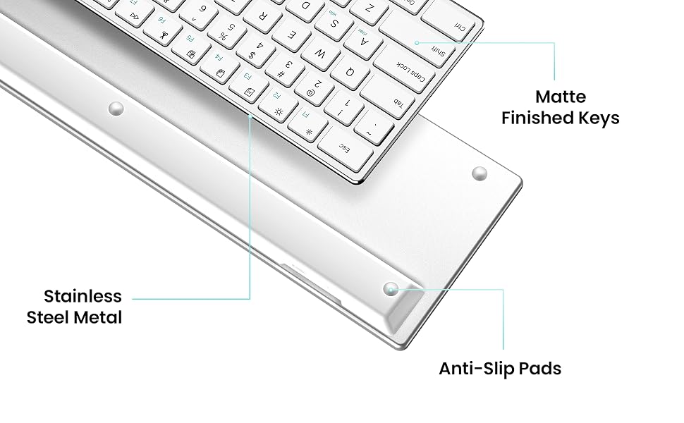 2.4G Wireless and Bluetooth Keyboard