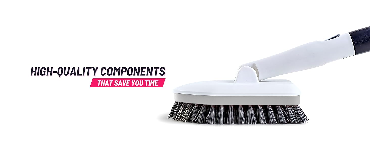 Moku Home shower scrubber for cleaning the essential bathroom cleaning supplies for any house