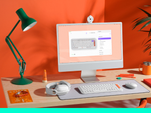 Logitech POP ICON COMBO Wireless Bluetooth Programmable Keyboard and Mouse Bundle