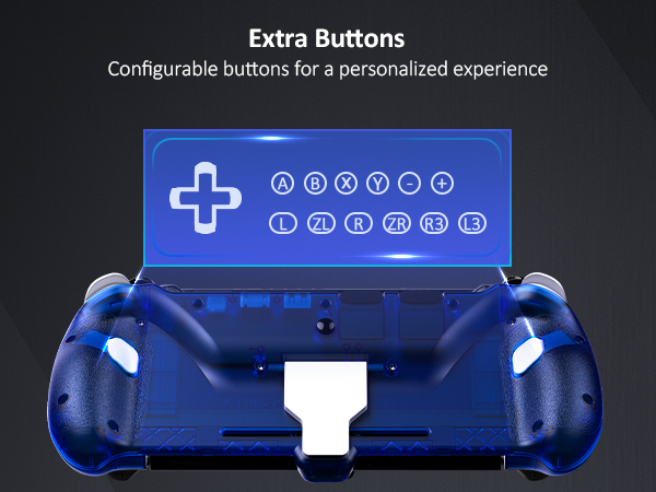 The 2163 GripCons feature two back buttons.