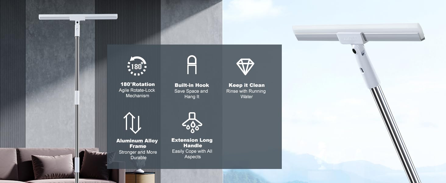 The 4-stage extension poles is sturdy enough and light weight.