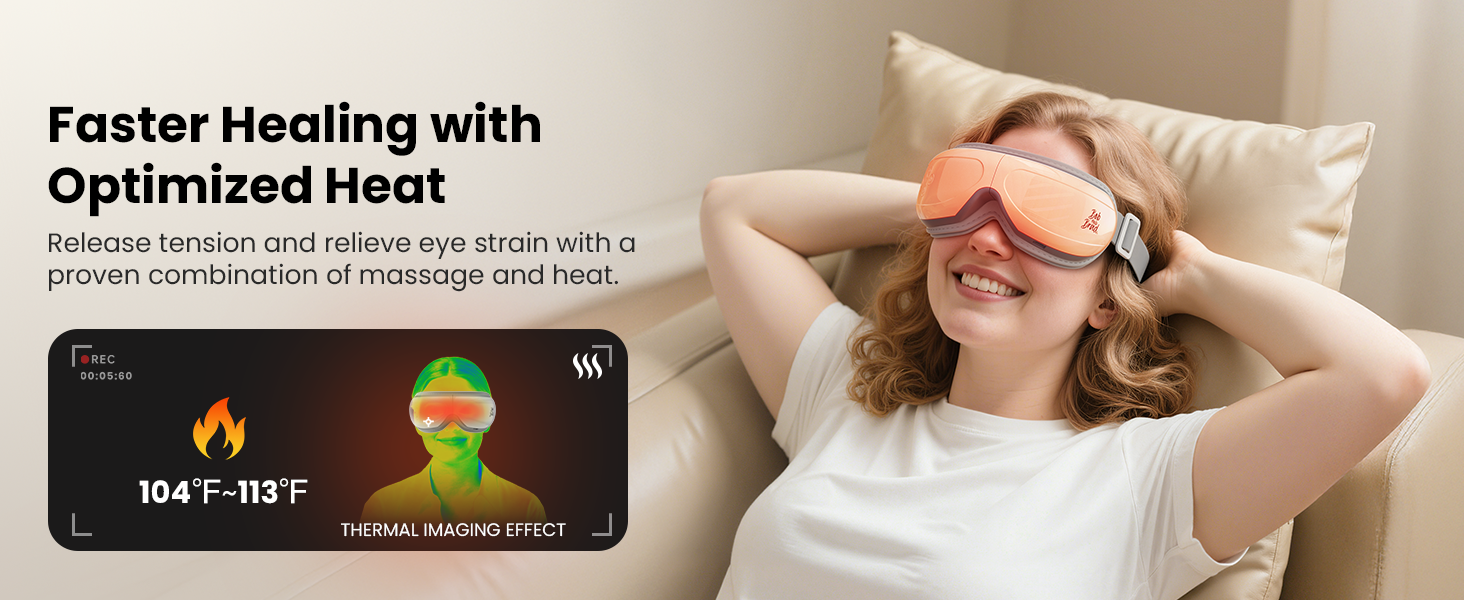 bob and brad eye massager with heat christmas gifts eye mask face massager migraine relief product