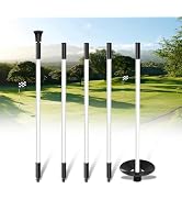 KINGTOP Golf Flagstick - Portable Design, Practice Putting Green Flag Stick for Yard, Club - Golf...