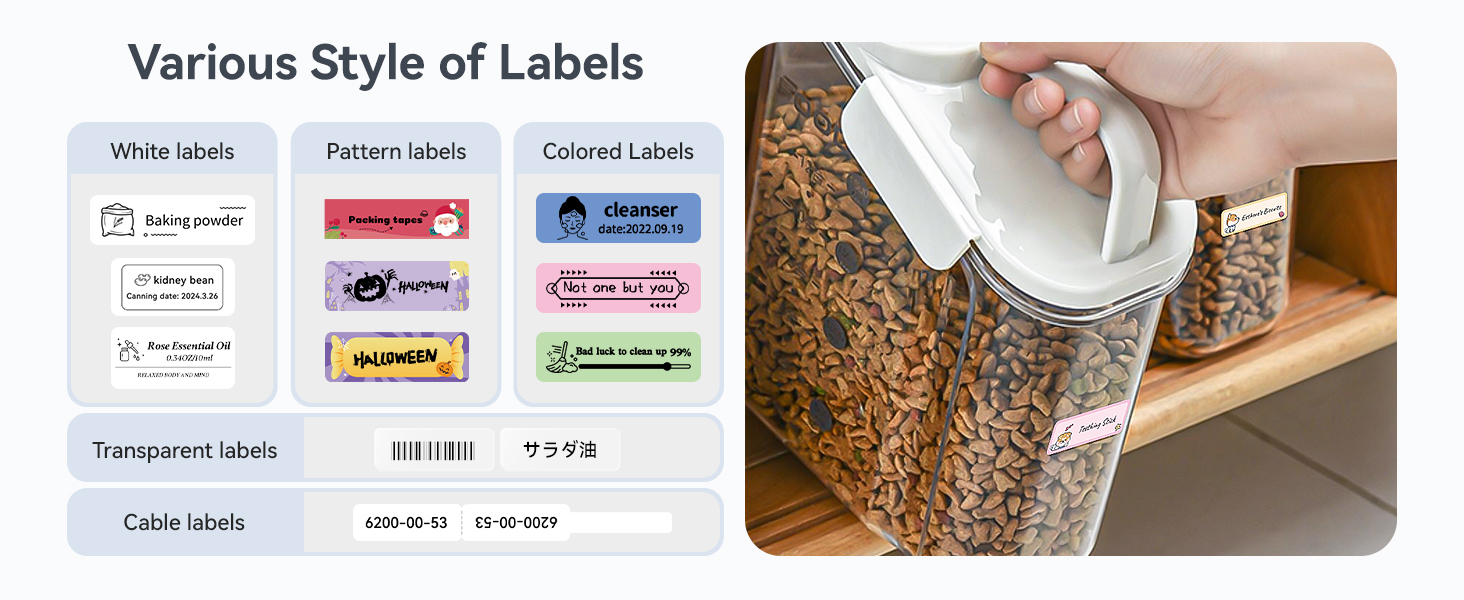 NIIMBOT D110 Upgraded Version Mini Label Maker Machine with Tape