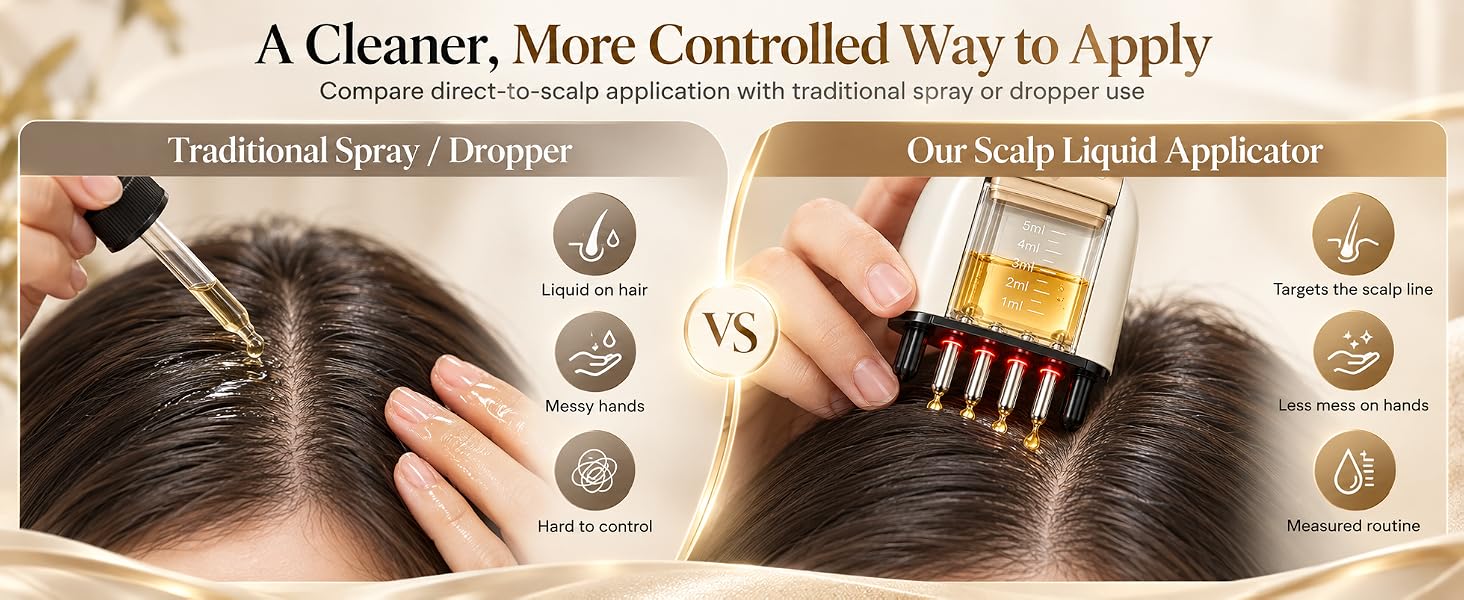 hair oil scalp applicator