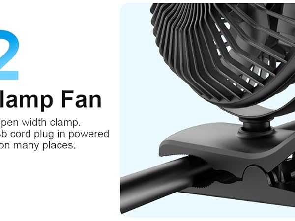 strong clamp fan