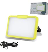 KITLUCK LED Work Light, Rechargeable, 700 LM Magnetic Portable Flood Light with Adjustable Stand,...