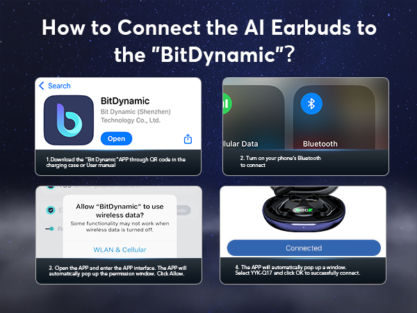 How to Connect the AI Earbuds to the 