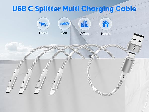 multi cable charging cord