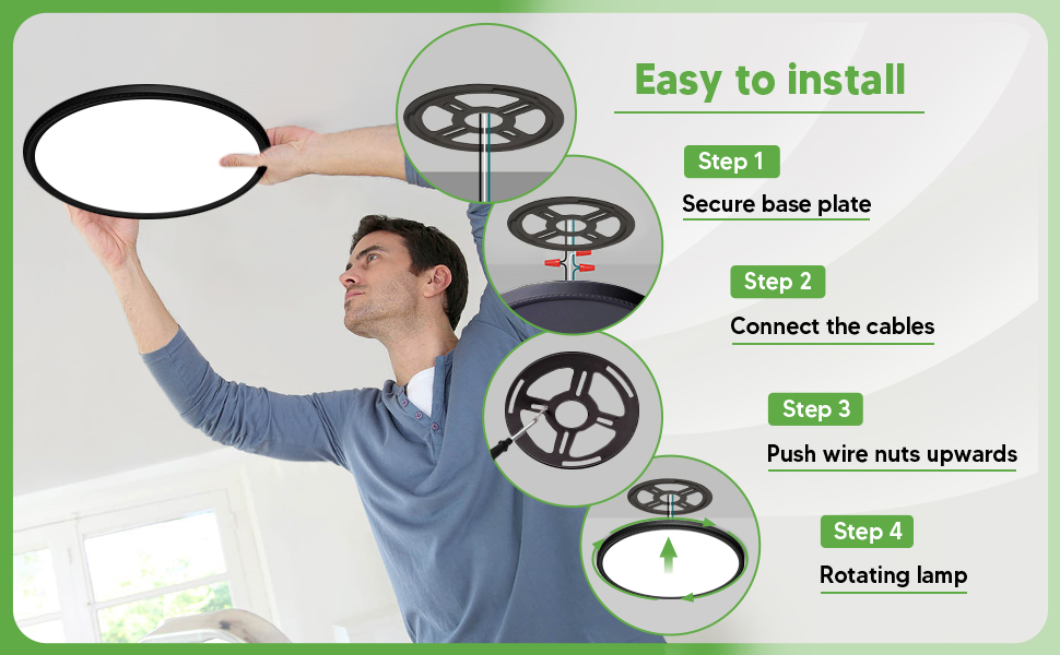 flush mount led ceiling light