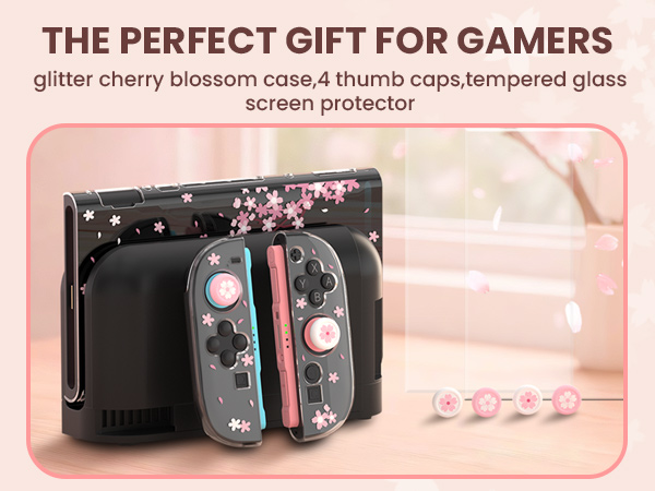 Dockable Glitter Protective Cover for Nintendo Switch 2 Console