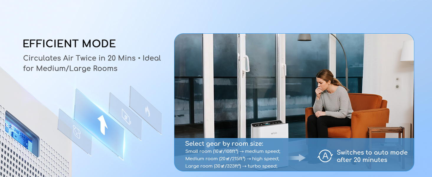 Afloia WiFi smart air purifier