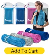 SYOURSELF Cooling Towel, Cooling Towels for Neck,4 Pack 40" x 12"Ice Towel for Instant Cooling Re...