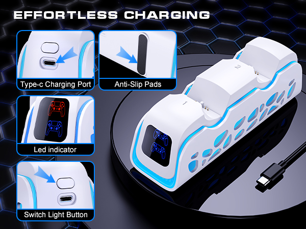 ps5 controller charging station