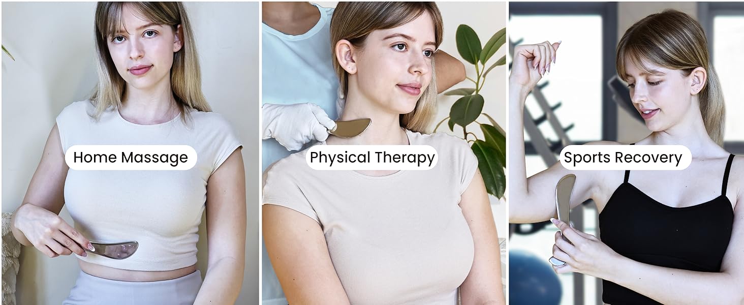 Stainless Steel Gua Sha Muscle Scraper Tool