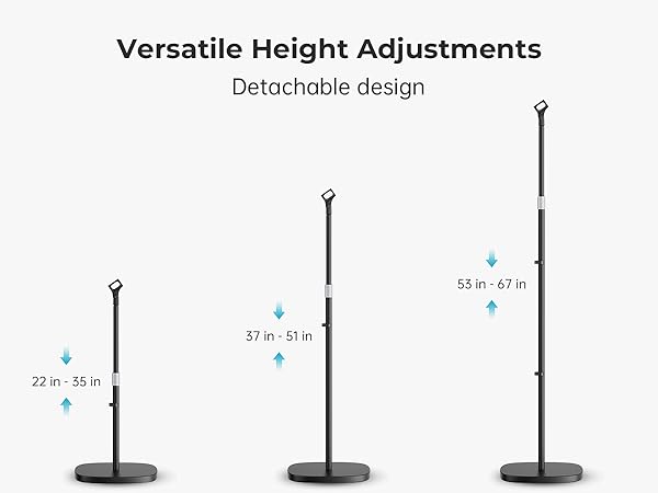 Mic stand with Height Adjustable