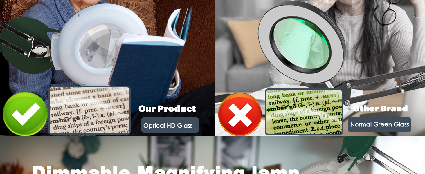 lighted magnifying glass