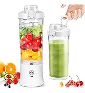 20 Oz Portable Blender for Shakes and Smoothies,4000mAh Electric Juicer, 270W Motor Smoothie Blen...