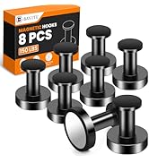 E BAVITE Magnet Hooks for Cruise Cabin, Black 150Lb Magnet Hook Heavy Duty, Cruise Door Magnets, ...