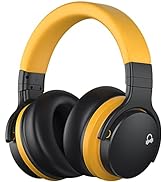 MOVSSOU E7 Active Noise Cancelling Headphones Bluetooth Headphones Wireless Headphones Over Ear w...