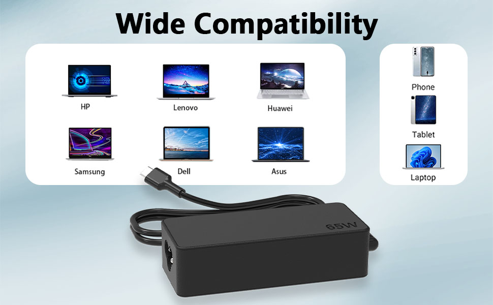 65w lenovo usb c charger