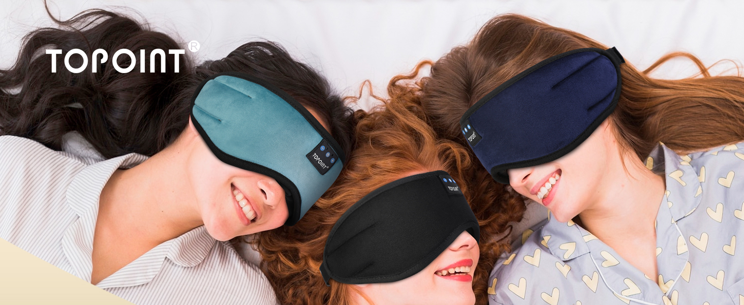 Sleep Mask Headphones Wireless Bluetooth