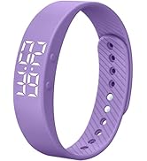 findtime Fitness Tracker Without Smartphone No Bluetooth No APP USB Charge Pedometer Sports White...